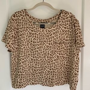 GAP animal print shirt-Size Large